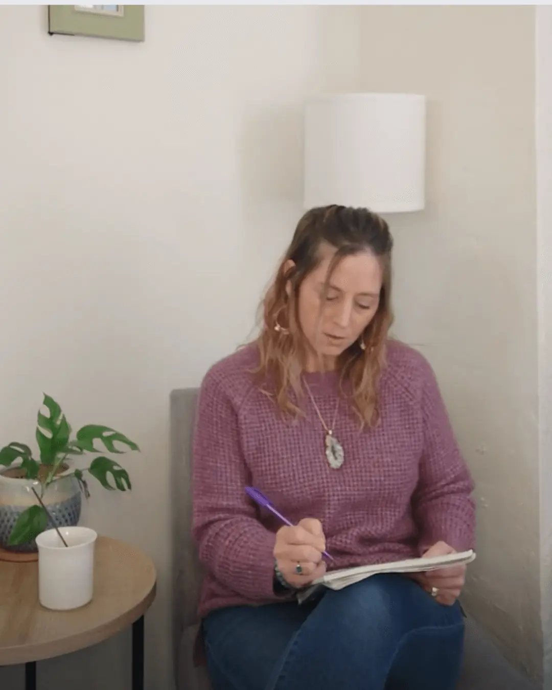 Angie writing