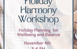 Holiday Harmony Workshop