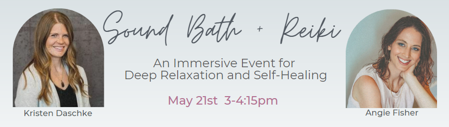 Sound bath and Reiki Event 5.21 Website Details image Sound bath and Reiki Event